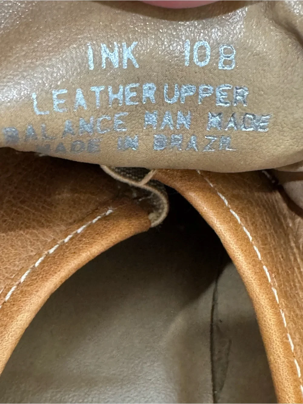 VTG Steve Madden Ink Y2K Tan Leather Chunky Platform Wedge Loafers 10 Vintage